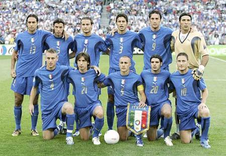 la squadra azurra